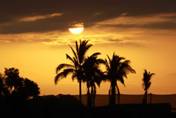 Enjoy sunset walks on Mancora beach